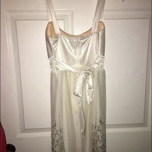 Beautiful White Winter Dress